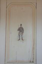 Restaurering av måleri i båthytt på Ångrike i Torsby, utfört