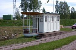 Restaurering av måleri i båthytt på Ångrike i Torsby, utfört