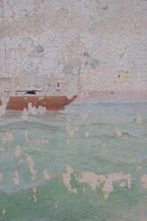 Restaurering av måleri i båthytt på Ångrike i Torsby, utfört