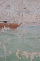 Restaurering av måleri i båthytt på Ångrike i Torsby, utfört