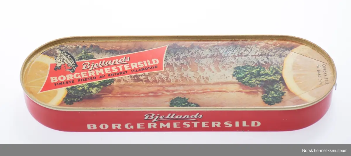 Sildefilet/sitronskive.  Mannen m/fisken