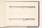 Avbildning föreställande eldrör tagna som troféer av den svenska armén i Polen den 4 oktober 1703 och utur staden Strasburg (Brodnica) den 16 oktober 1703. Ingår i volym med avbildade kanontroféer tagna åren 1703-1706.