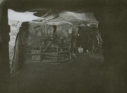 Utställning, uppfordring av järnmalm.