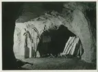 Tekniska museet, ca 1939. Gruvan, del av utställning, 