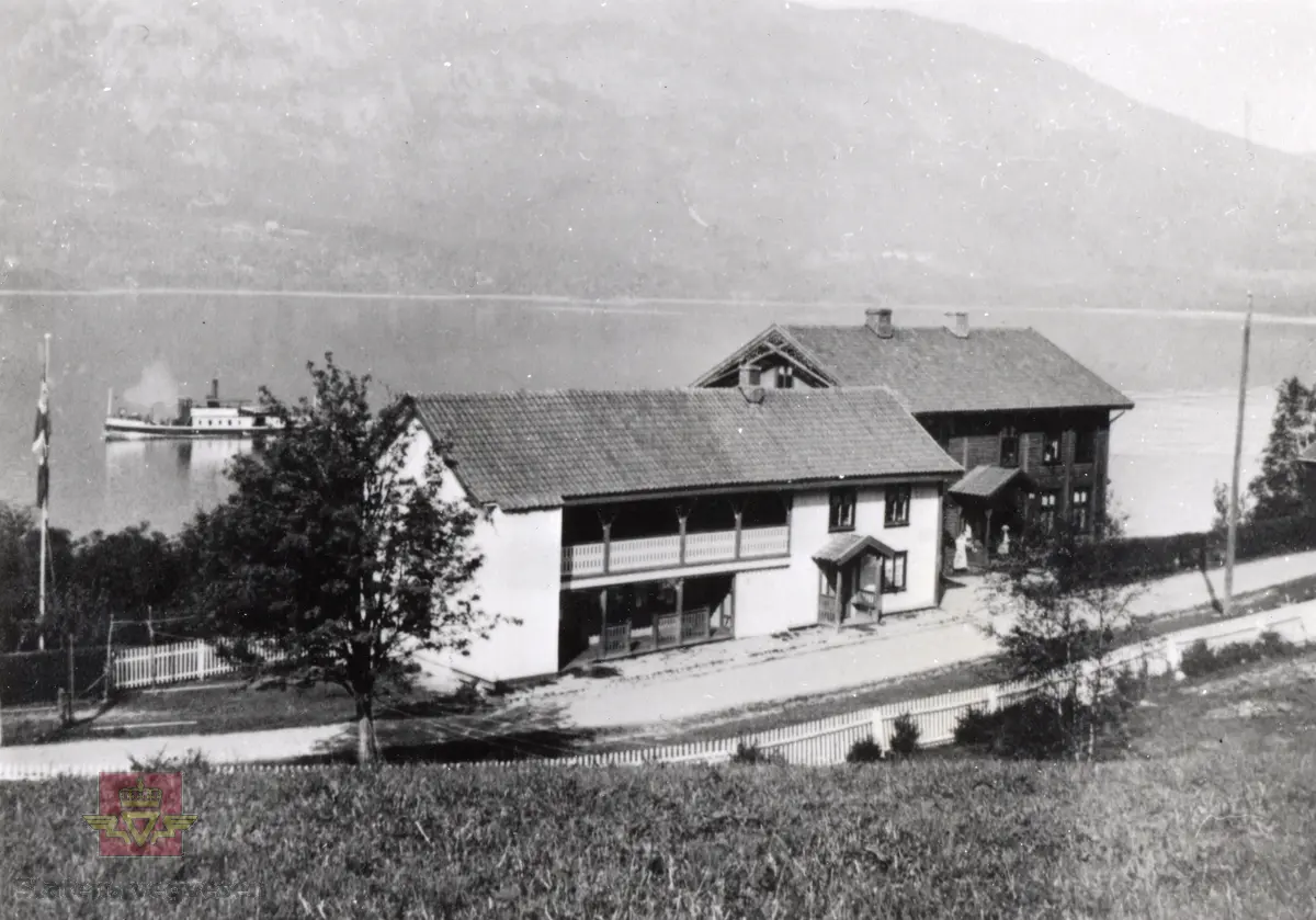 Engerodden skysstasjon før flytting fra Ådalen ved Sperillen i Buskerud.