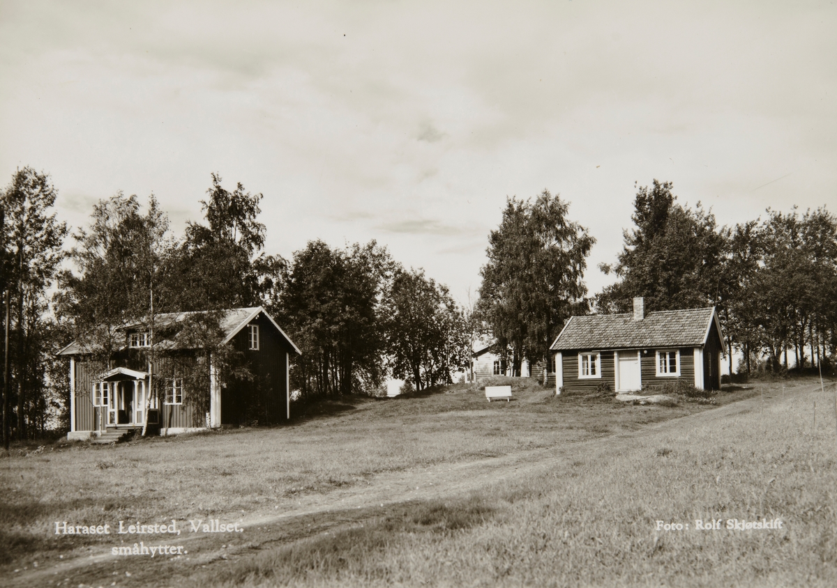 Postkort, Stange, Vallset, Haraset Kristelige Hvilehjem og Leirsted, Pensjonat, campinghytter