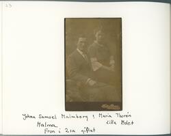 Johan Samuel Malmberg och Maria Thorén