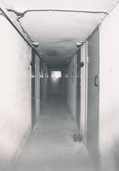 Korridor i källare i fastigheten på Torsvägen 69, kvarteret 