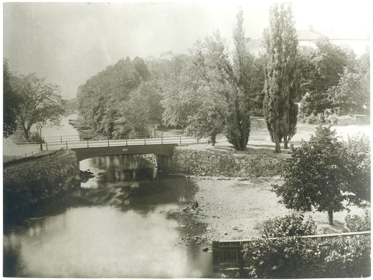 Svartån med Slottsbron, Västerås.