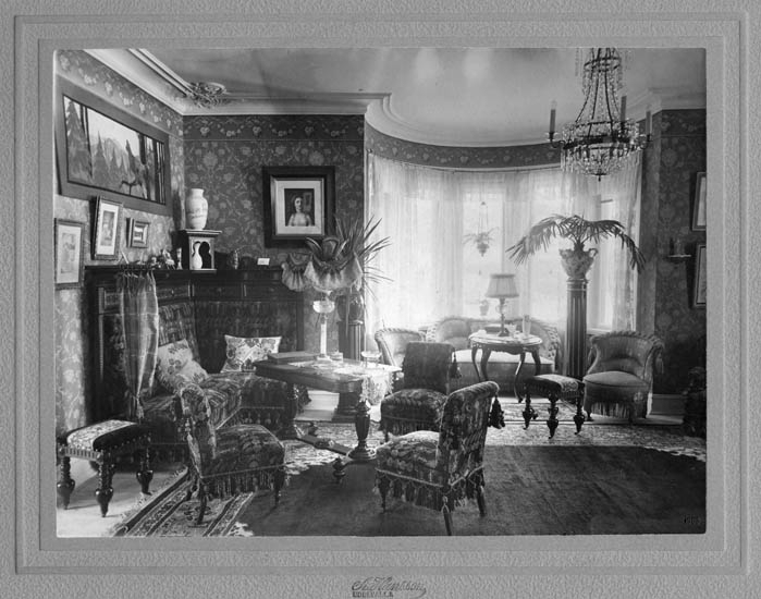 Handskrivet på kopians baksida: "Kassör Hjalmar Zachaus hem, Södertullsgatan 3, Uddevalla år 1905."