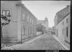 Djurgårdsgatan i Linköping. Hörnet mot Trädgårdsgatan.

Bilder från gatuhörn i staden Linköping åren 1909 till 1913. Bilderna är tagna i centrala Linköping i ett projekt att dokumentera Linköping för Linköpings stad.