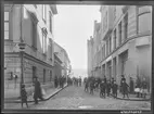 Bokhållaregatan i Linköping. Vy mot Stora torget.

Bilder från gatuhörn i staden Linköping åren 1909 till 1913. Bilderna är tagna i centrala Linköping i ett projekt att dokumentera Linköping för Linköpings stad.