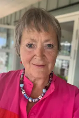 Portrett av skuespiller og manusforfatter Karen Høie