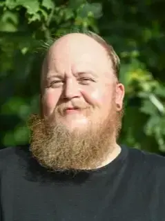 Portrett av skuespiller Glenn Terje "Glennis" Nordengen