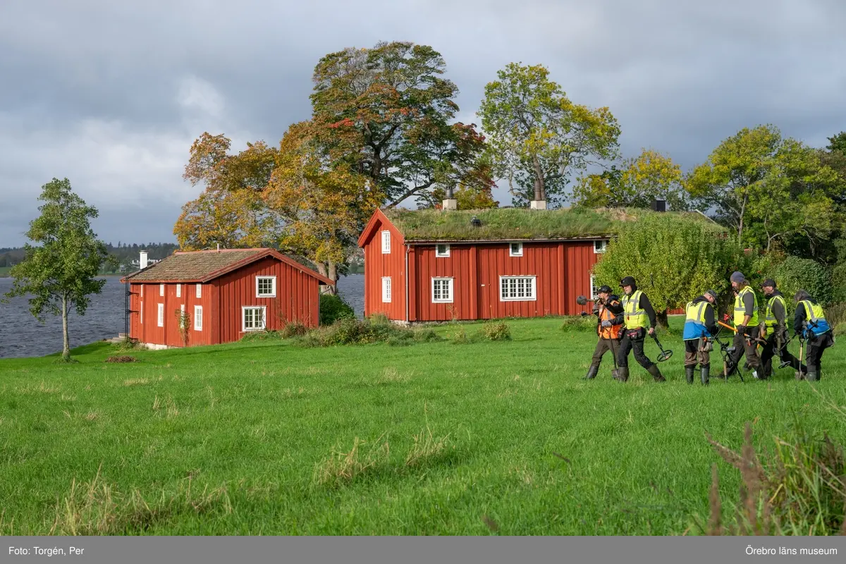 Arkeologisk undersökning med metallsökare i Södra Husby Nora 2023