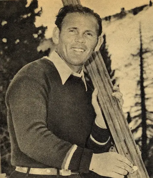 Portrett Henta frå Alf Engen Ski Museum sitt bibliotek