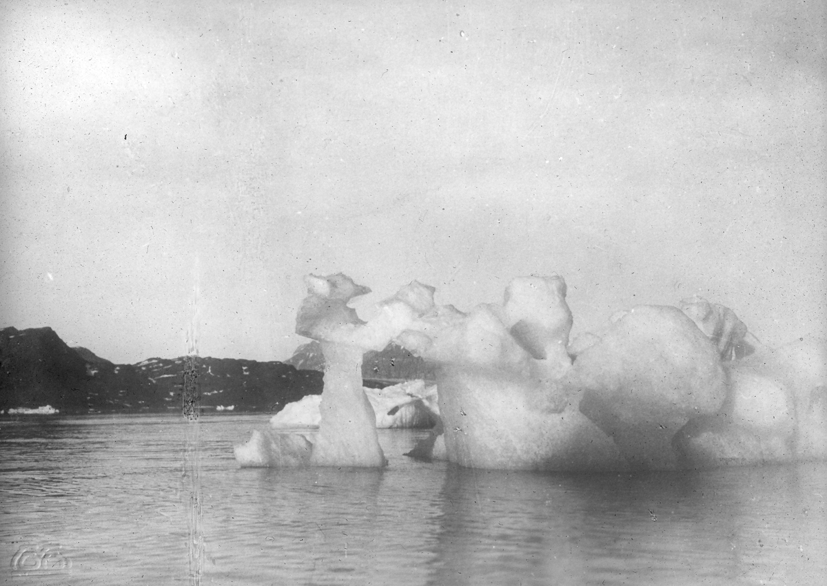 Tekst med bildet: Drivis 1917. Adv. Bay. Drivisformer -Svalbard museum ...