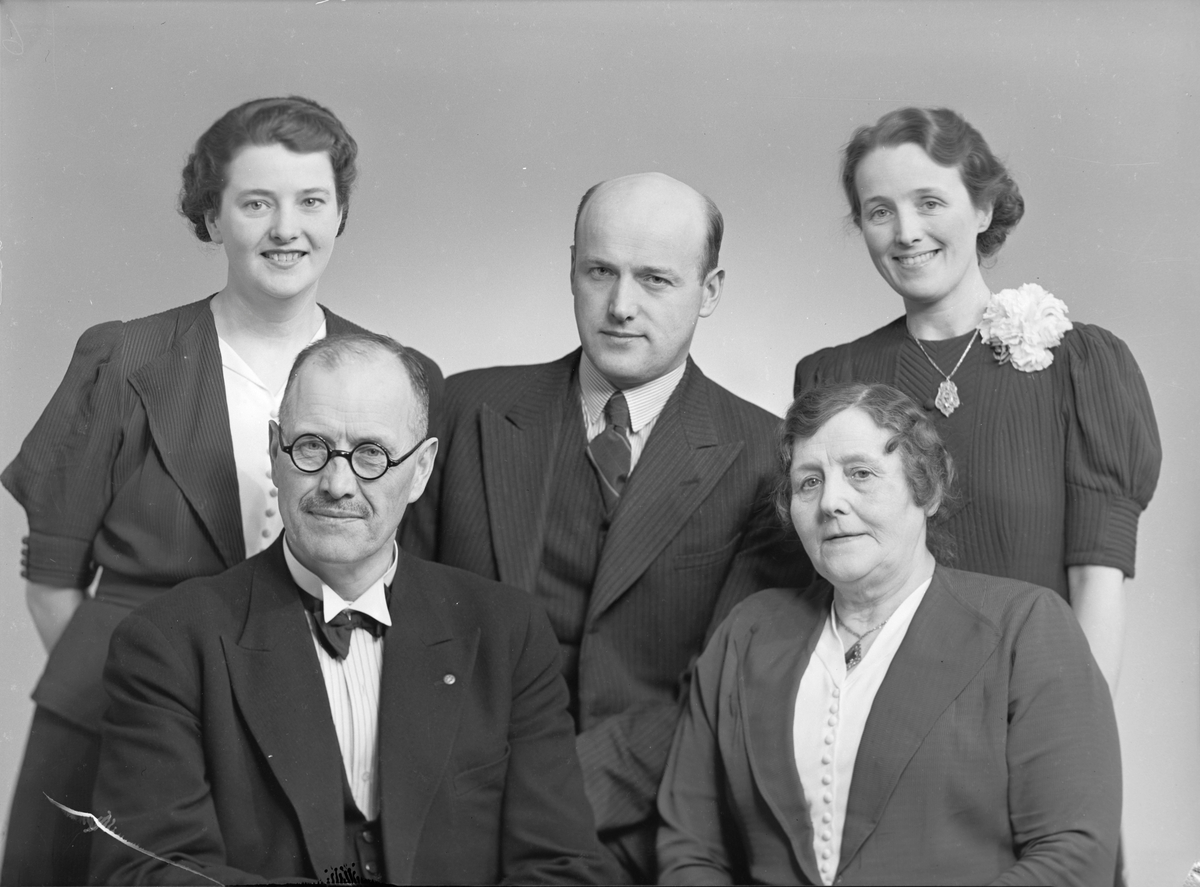 Alf Schrøder med familie