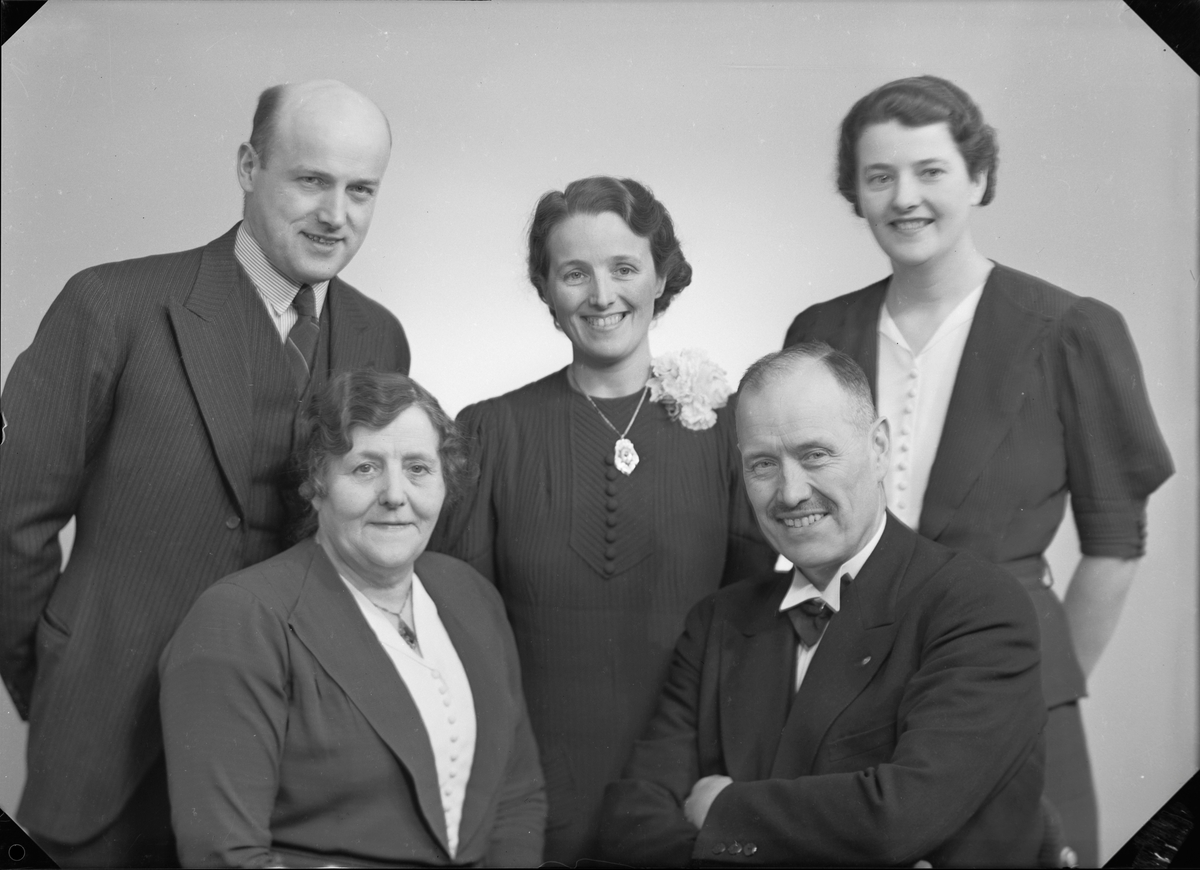 Alf Schrøder med familie