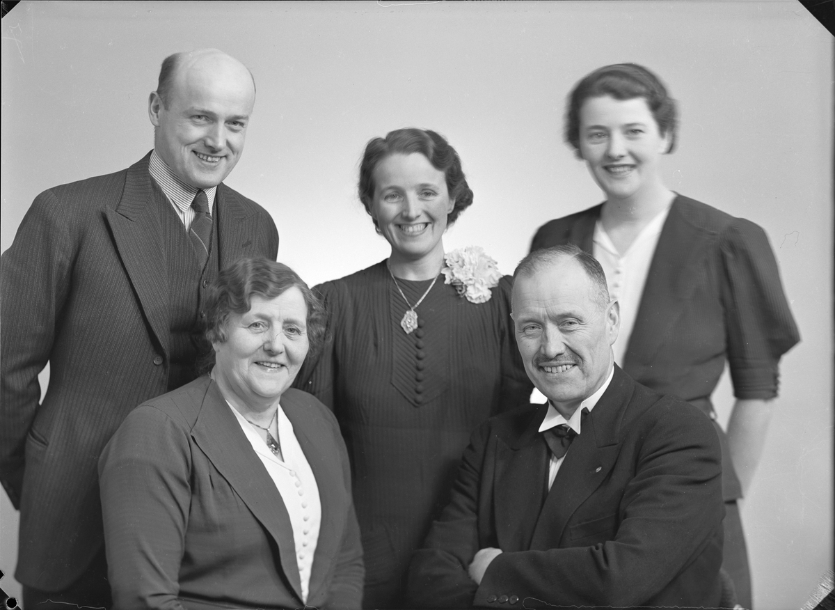 Alf Schrøder med familie
