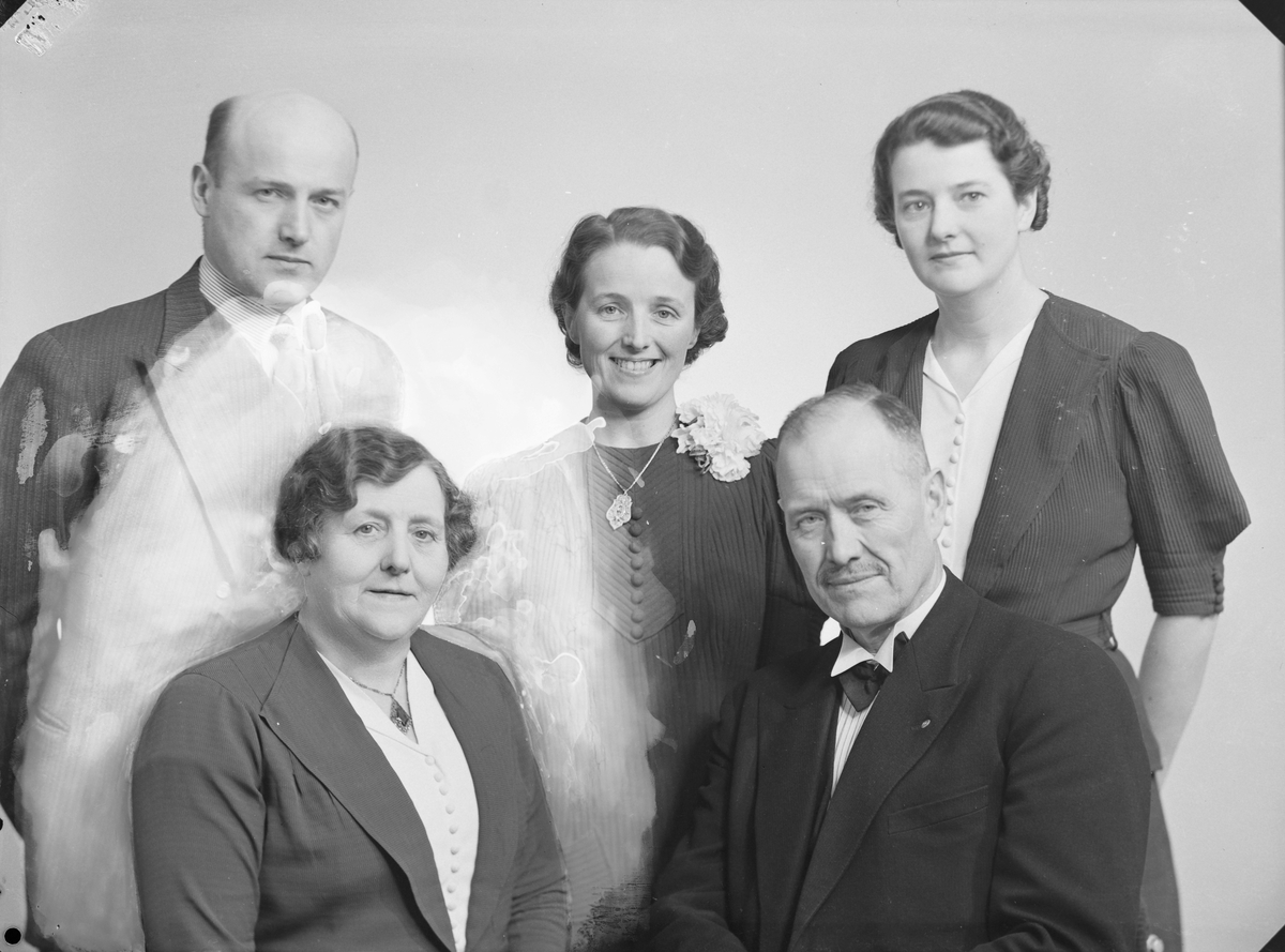 Alf Schrøder med familie