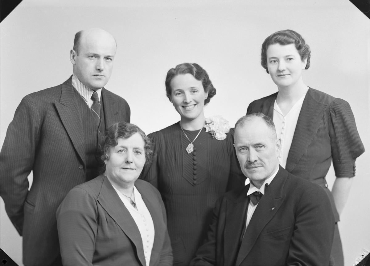Alf Schrøder med familie