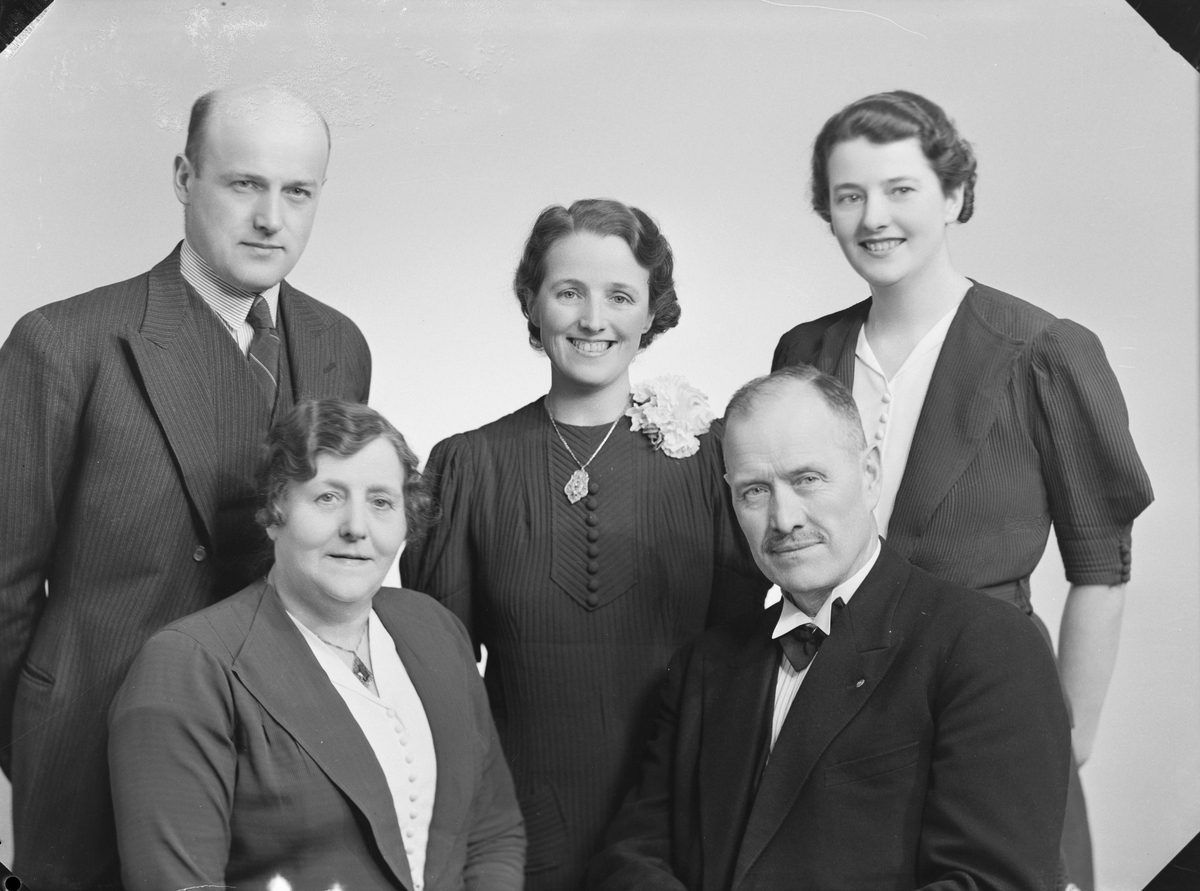 Alf Schrøder med familie