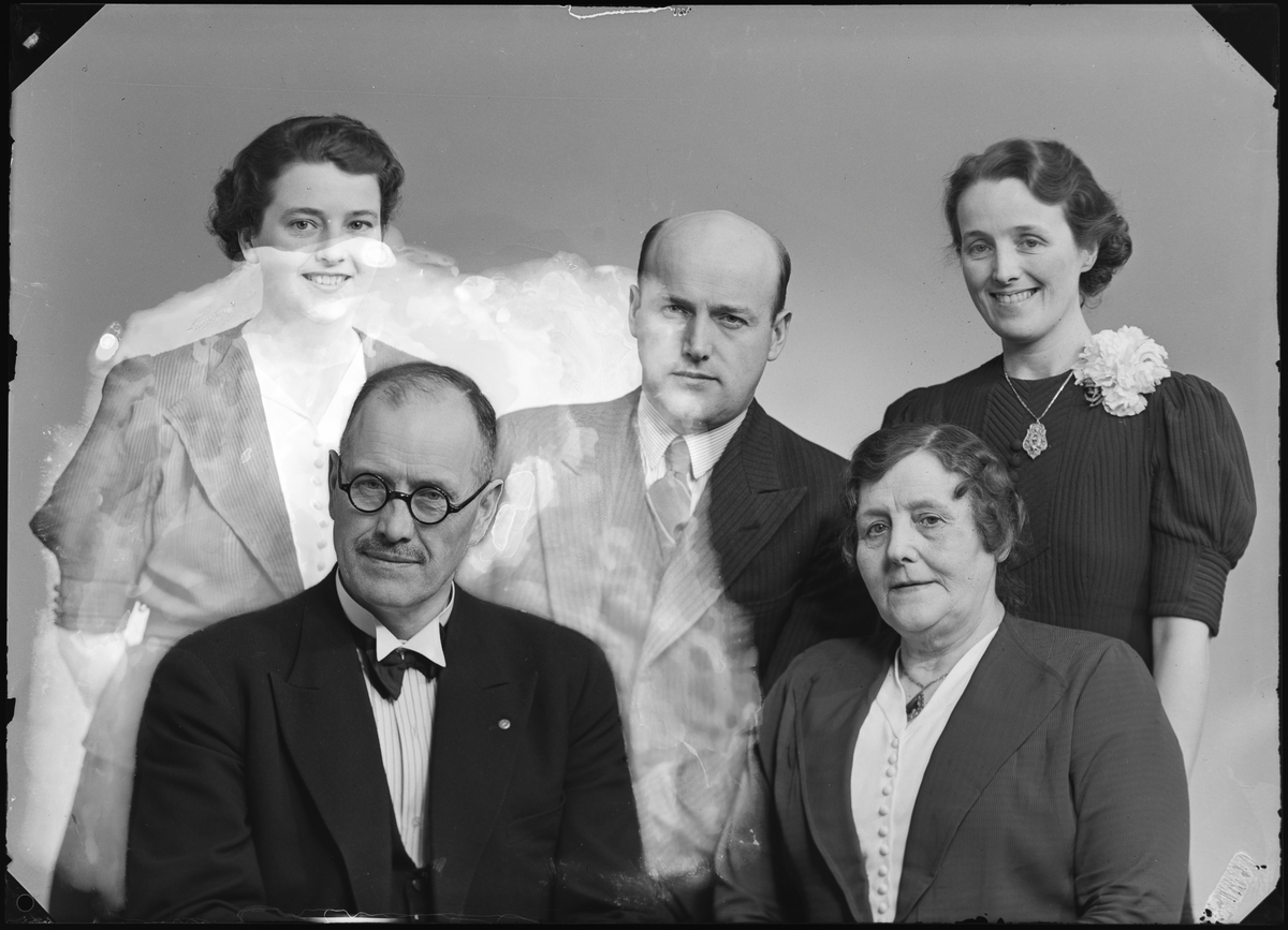 Alf Schrøder med familie