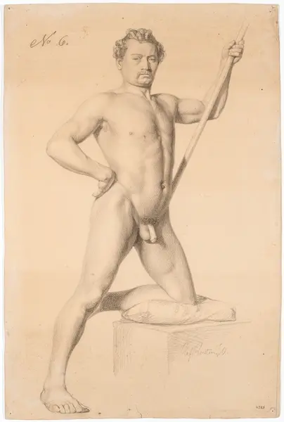 Mannsakt [Kulltegning]