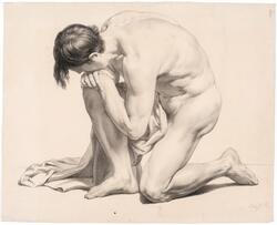 Aktstudie [Kulltegning]