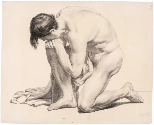 Aktstudie [Kulltegning]