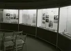 Sjöhistoriska museets permanenta utställning fotograferad 1987. Del av utställningen som handlar om lastfartyg.