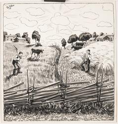 Jan Ersa och Per Persa [Teckning]