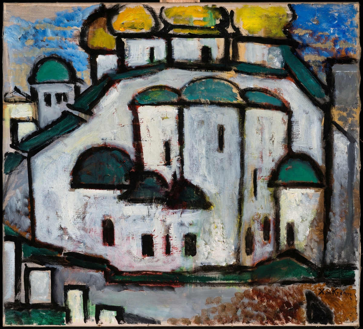Russisk kirke [Maleri]