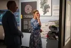 Kronprinsessan Victoria besöker Sjöhistoriska museet för att titta på utställningen 