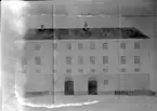 Västerås slott. Ritning, östra längans ytterfasad före 1920,