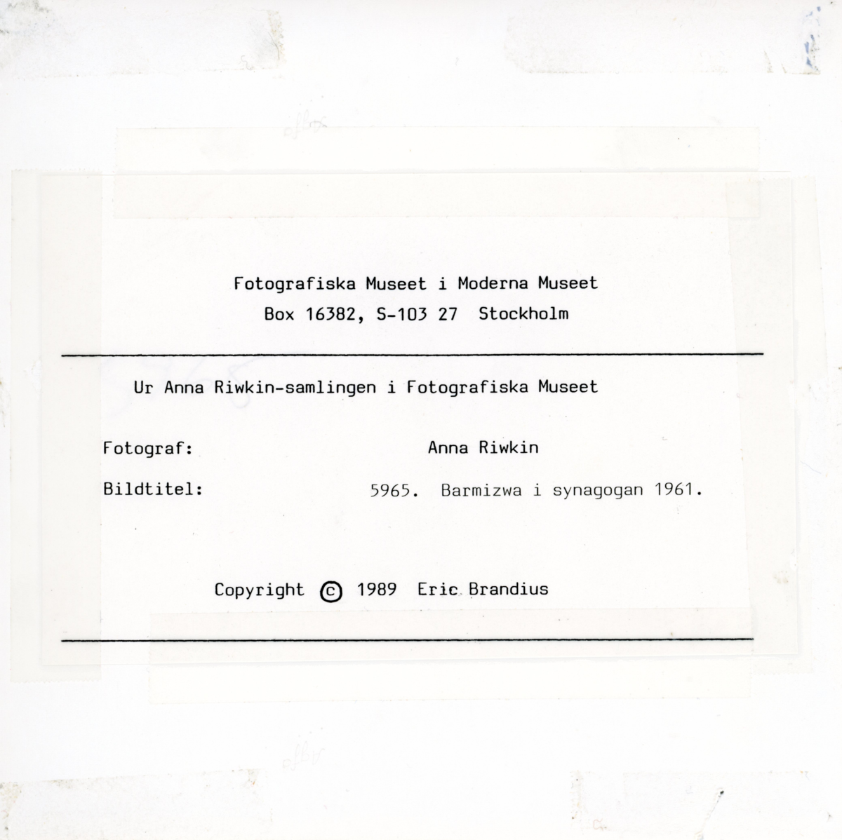 Porträtt av barn i synagoga