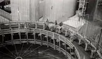 Cementsilo i Slite, Gotland. Byggd av Skånska Cementgjuteriet i november 1946. Detalj av gjutformen.