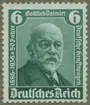 Frimärke ur Gösta Bodmans filatelistiska motivsamling, påbörjad 1950.
Frimärke från Tyskland, 1936. Motiv av Gottlieb Daimler 1834-1900. Tysk ingeniör. Byggde 1885-86 den praktiskt användbara bilen med bensinmotor. 50-årsminne av den tyska bilen. 1886-1936.