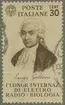 Frimärke ur Gösta Bodmans filatelistiska motivsamling, påbörjad 1950.
Frimärke från Italien, 1934. Motiv av Luigi Galvani 1737-1798. Fysiker, läkare i Italien. Upptäckte muskelelektriciteten 1791. 