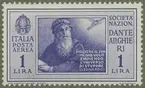 Frimärke ur Gösta Bodmans filatelistiska motivsamling, påbörjad 1950.
Frimärke från Italien, 1932. Motiv av Leonardo da Vinci 1452-1519. Konstruktör av flygmaskin. Konstnär.