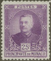 Frimärke med motiv av Louis II, furste av Monaco, 1870-1949.