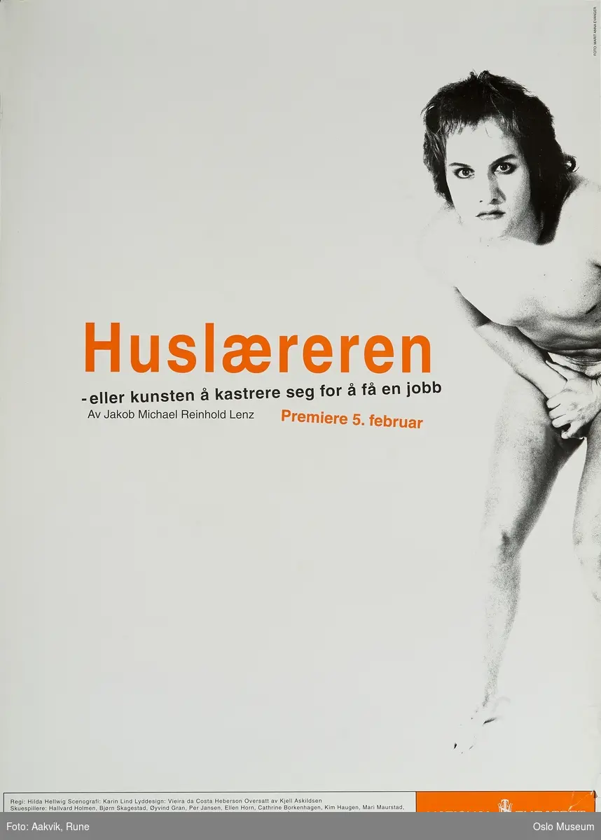 Huslæreren (Nationaltheatret) [papirkunst]