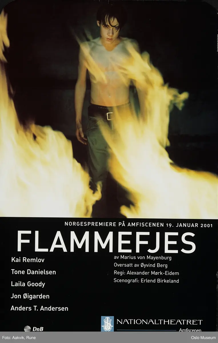 Flammefjes ( Nationaltheatret) [papirkunst]