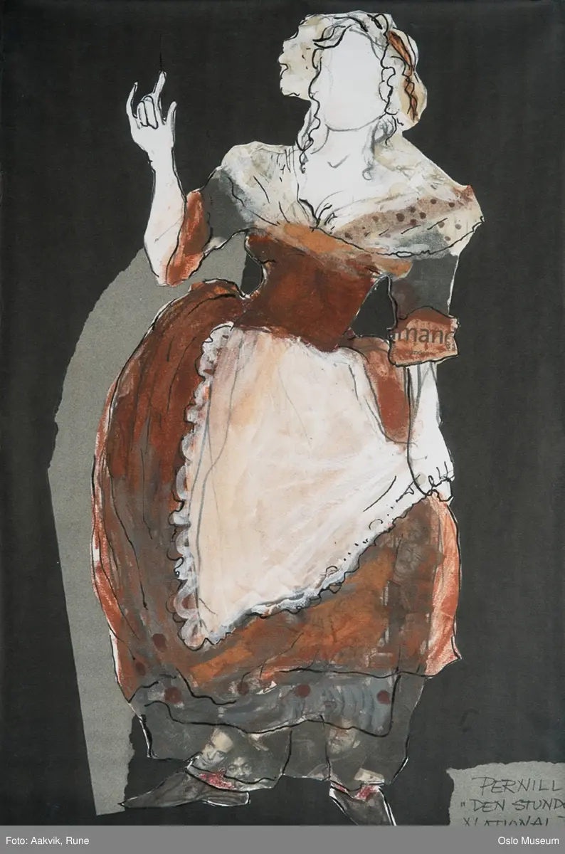 Den stundesløse (Nationaltheatret) [papirkunst]