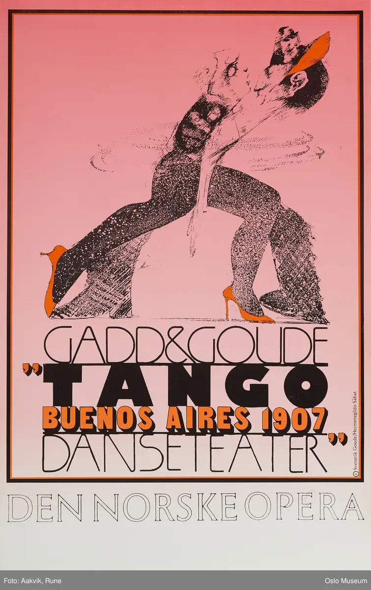 Tango Buenos Aires 1907 (Nasjonalballetten)  [papirkunst]
