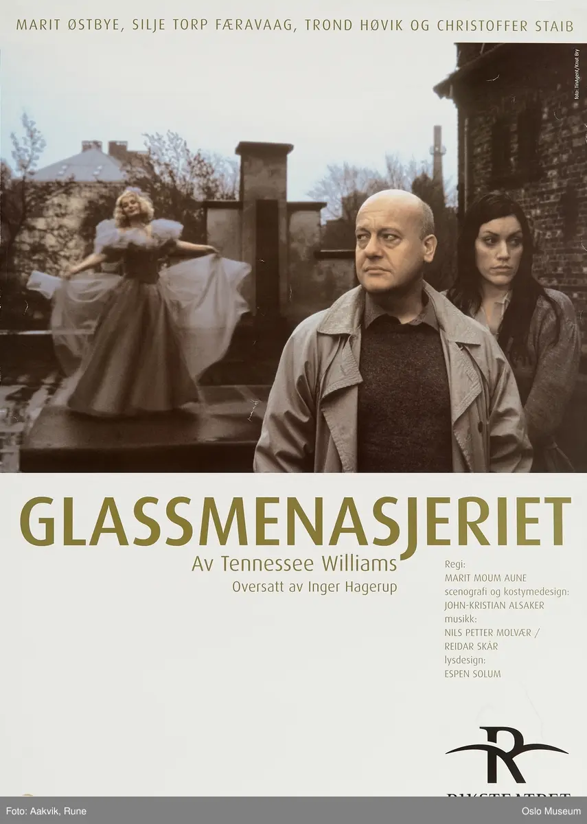 Glassmenasjeriet (Riksteatret) [plakat]
