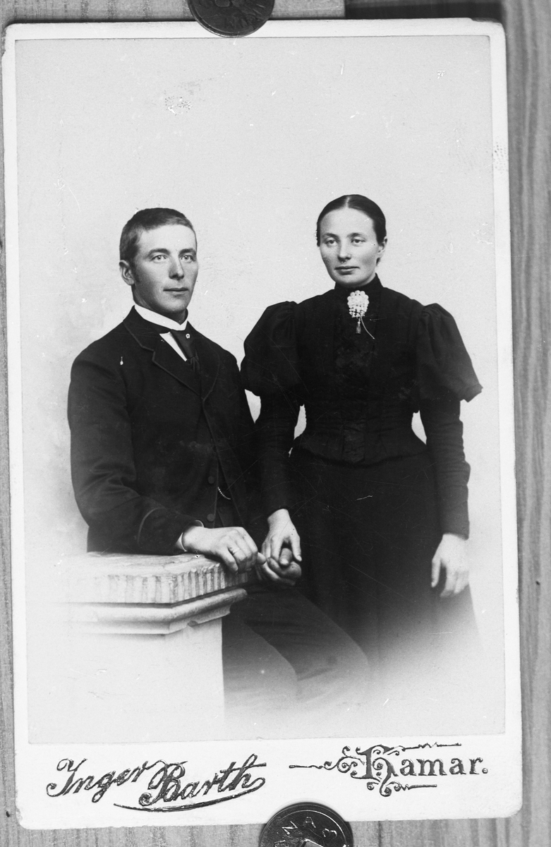 Repro: portrett av ektepar