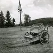 Grönmålad gigg från Vestlunds i Gränsfors.