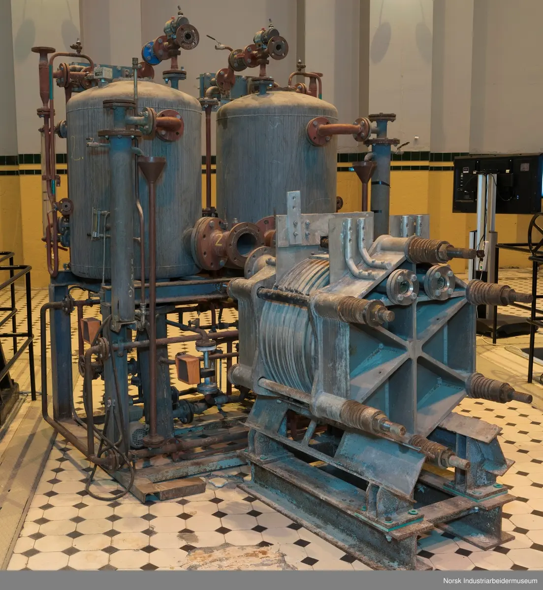 Mini elektrolysør med separatortank.